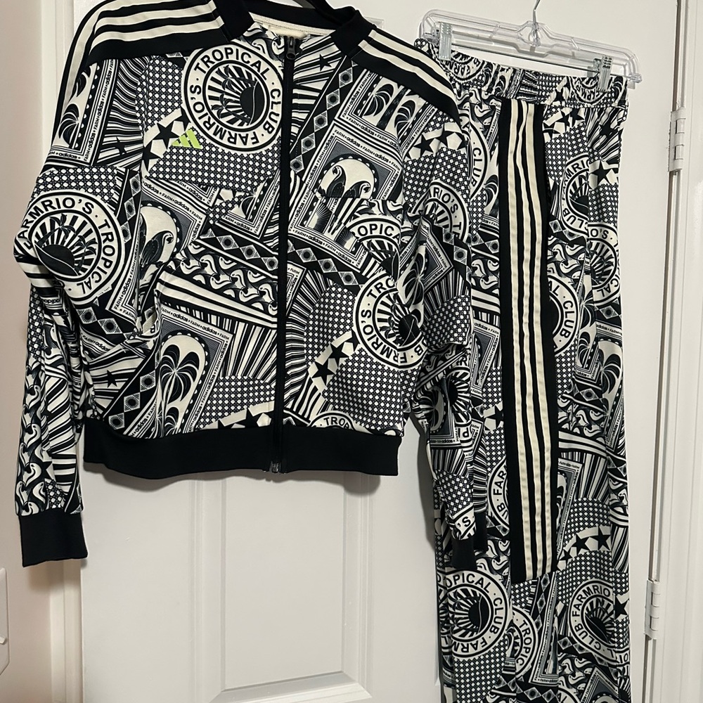 Adidas X Farm Tiro Track Pant. Worn once. Size Small. Jacket is sold separately